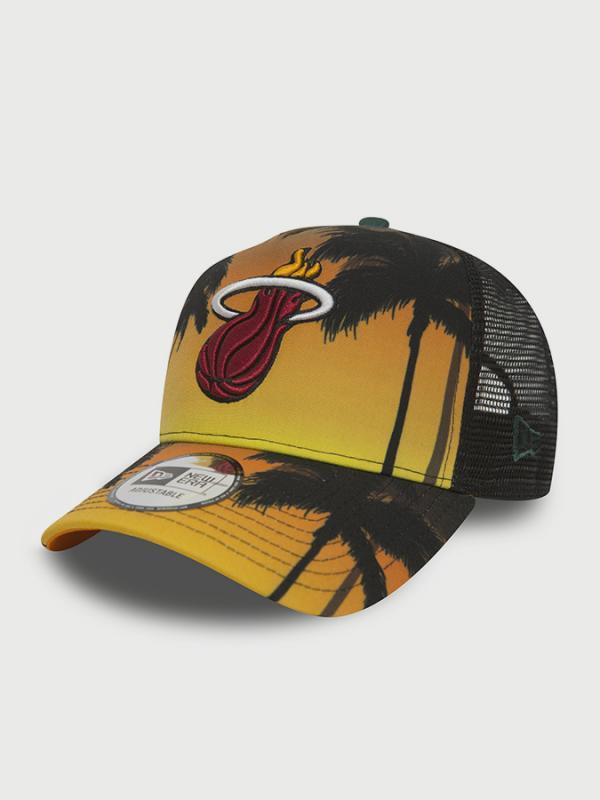 Kšiltovka New Era 940 NBA AF Trucker Coastal Heat Trucker MIAHEA Barevná