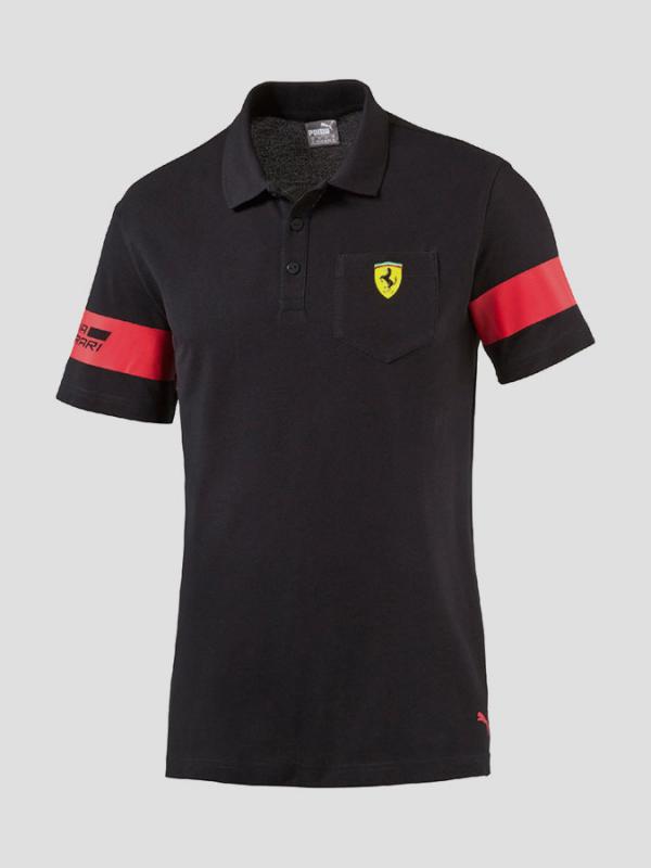 Tričko Puma SF Polo 1 black Černá