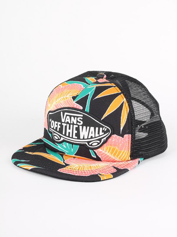 Kšiltovka Vans Wm Beach Girl Trucke Black Tropical Barevná