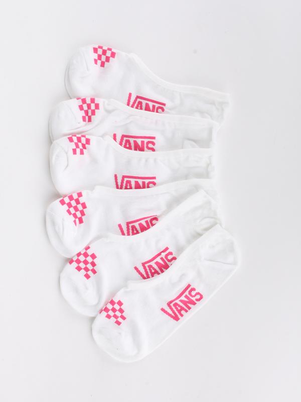Ponožky Vans Wm Basic Canoodle (White/Wild Orch) 3 Pack Bílá