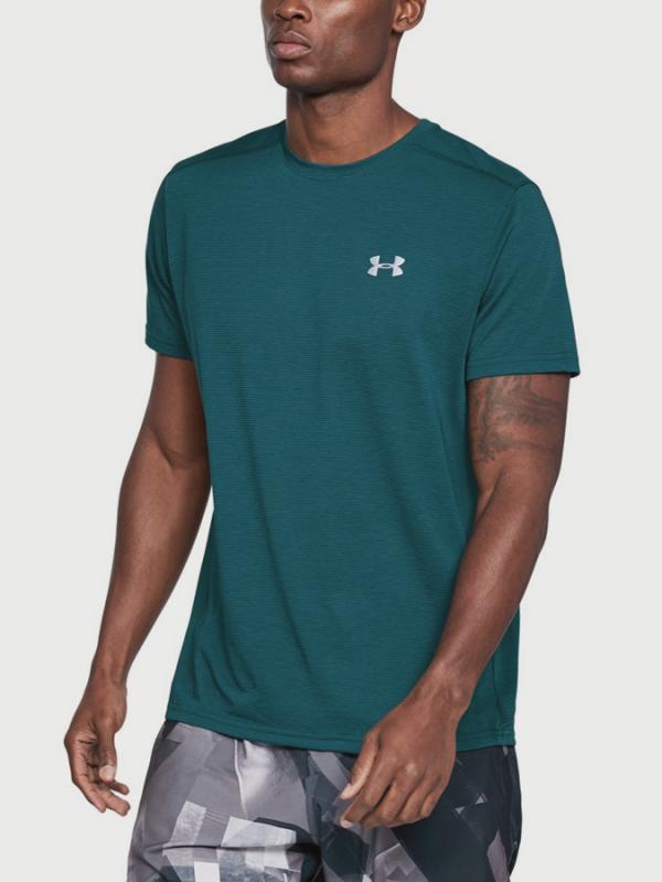 Tričko Under Armour Threadborne Streaker SS Zelená