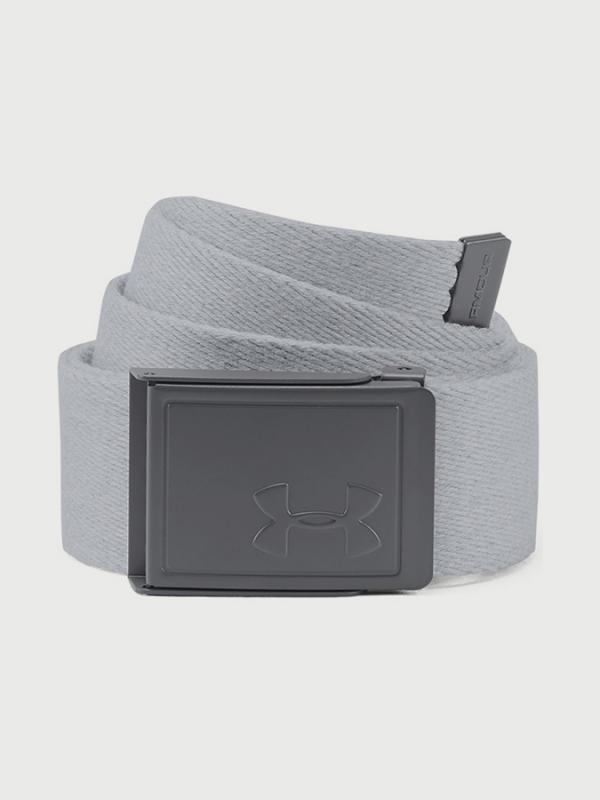 Pásek Under Armour Men\'S Novelty Webbing Belt Šedá