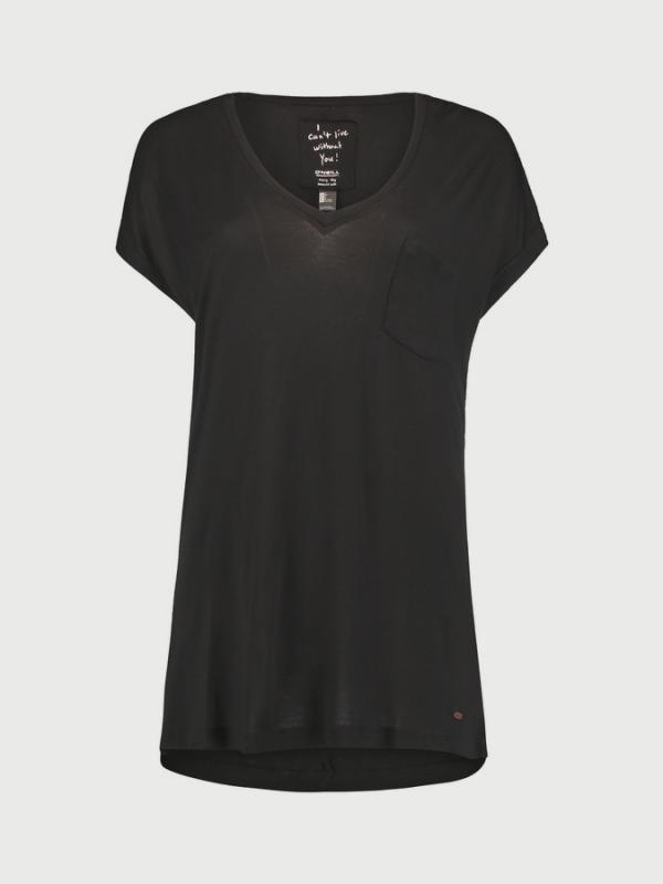 Tričko O´Neill LW Essentials V-Neck T-Shirt Černá