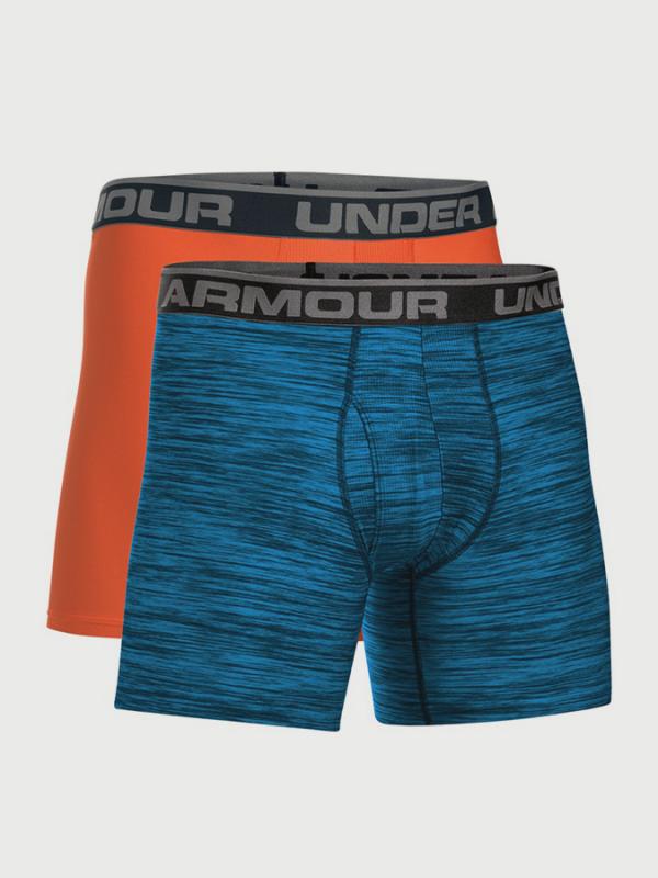 Boxerky Under Armour Original 6In 2 Pack Novelty Modrá