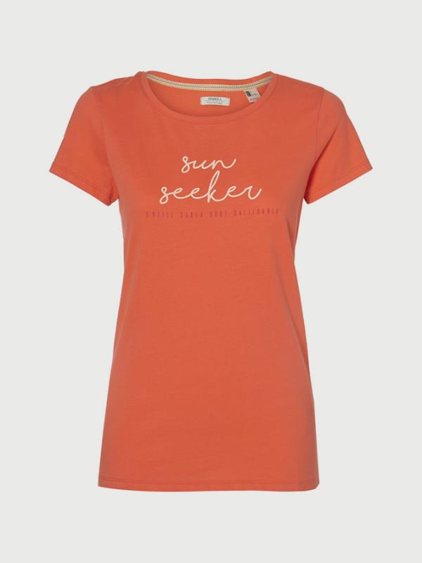 Tričko O´Neill Lw Script T-Shirt Oranžová