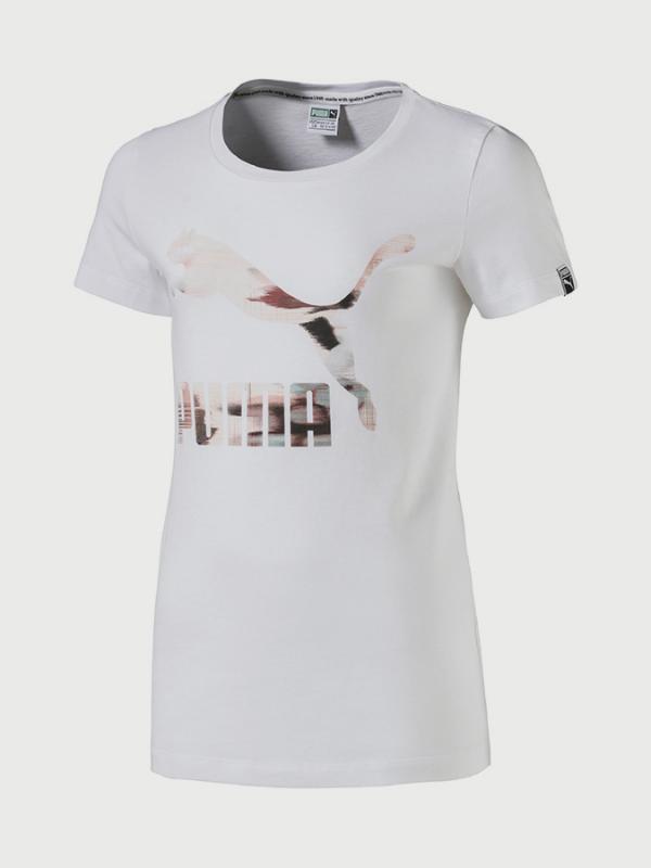 Tričko Puma Classics Tee Bílá