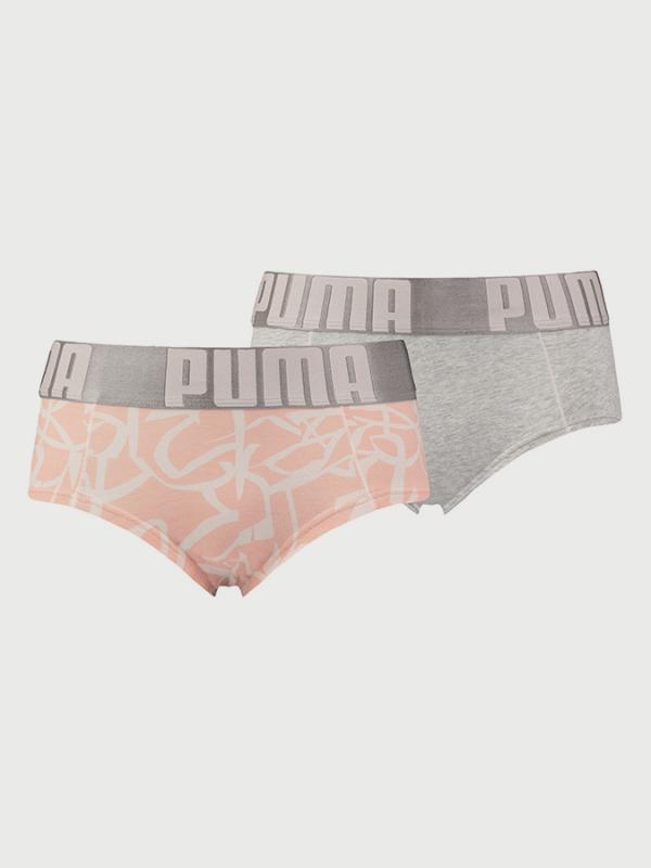 Kalhotky Puma Graffiti Print Mini Short 2 Pack Barevná