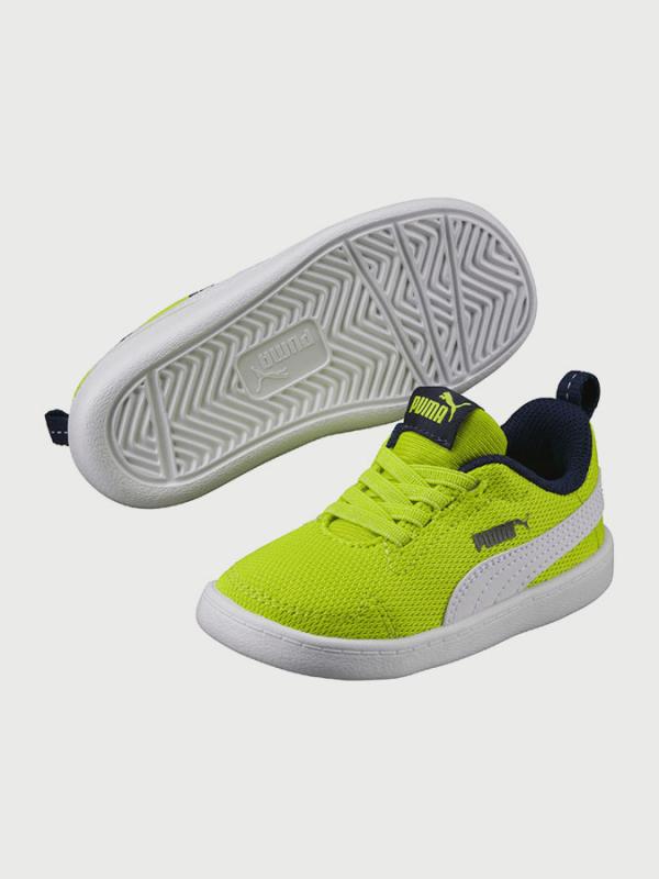 Boty Puma Courtflex Mesh PS Žlutá