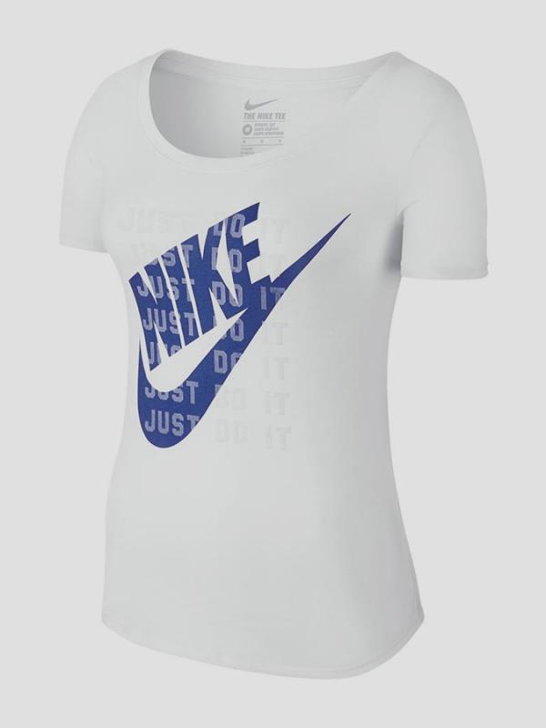 Tričko Nike TEE-SCOOP FUTURA FLOCK Bílá