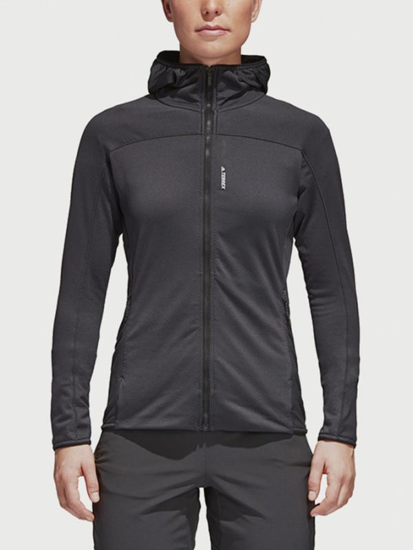 Bunda adidas Performance W Tracero Ho Fl Černá