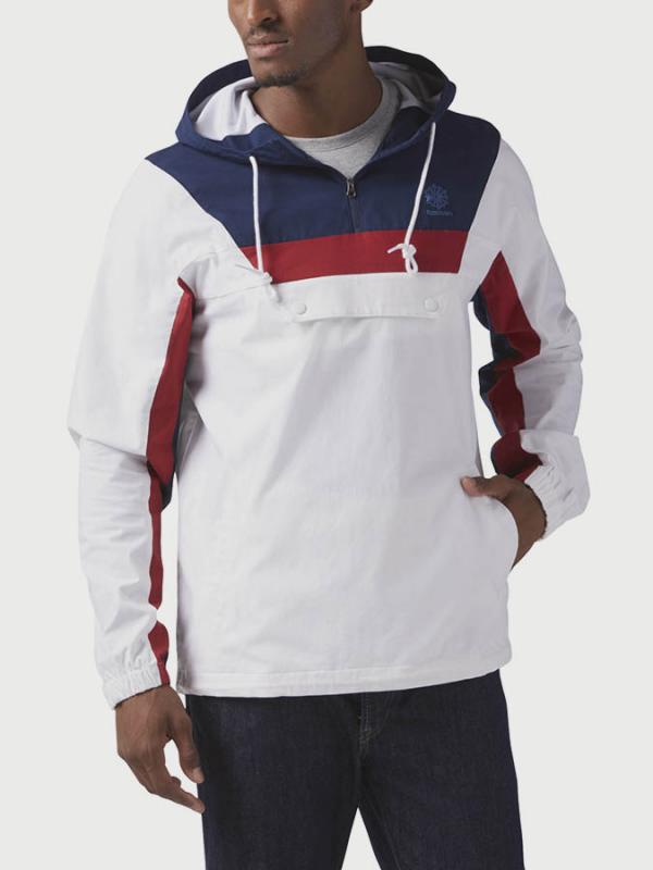 Mikina Reebok Ef 1/2 Fz Anorak Bílá