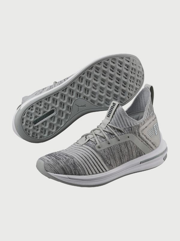 Boty Puma IGNITE Limitless SR evoKNIT Šedá