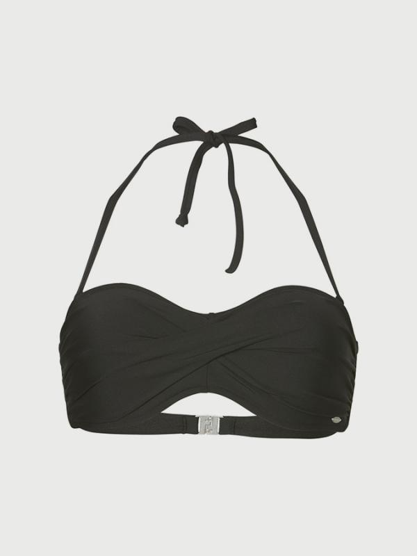 Svršek plavek O´Neill Pw Mold Wireless Bandeau Top Černá