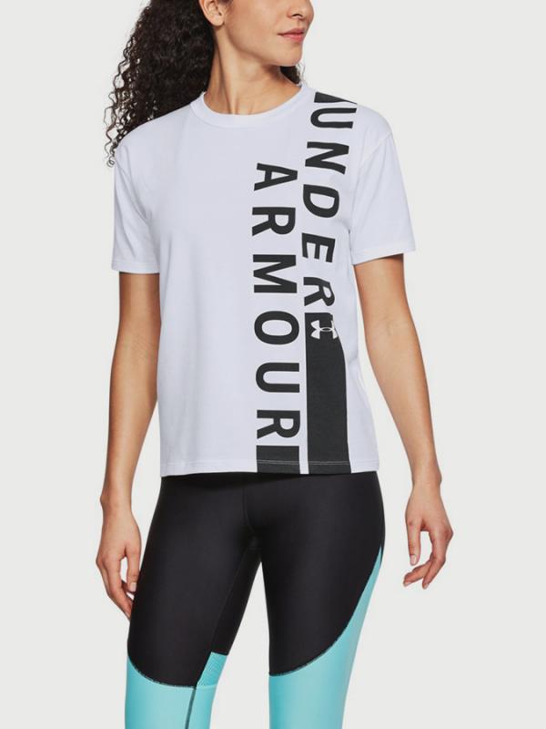 Tričko Under Armour Q1 Fashion SS Graphic Bílá