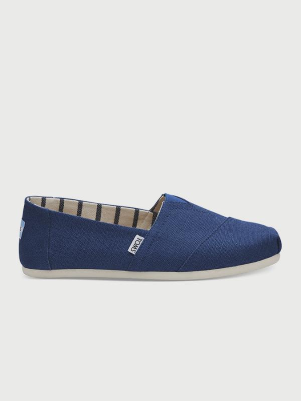 Boty Toms Clsc Blue Heritage Canvas Mn Alpr Esp Modrá