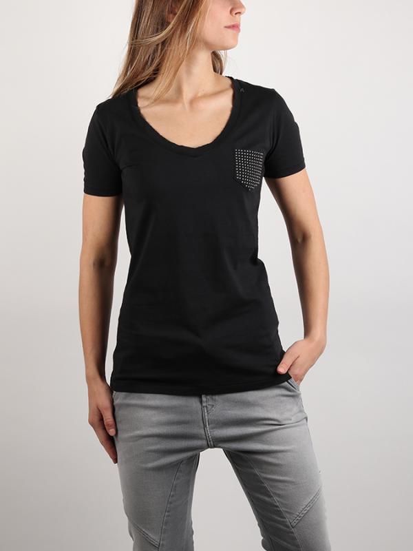 Tričko Replay W3952C T-Shirt Černá