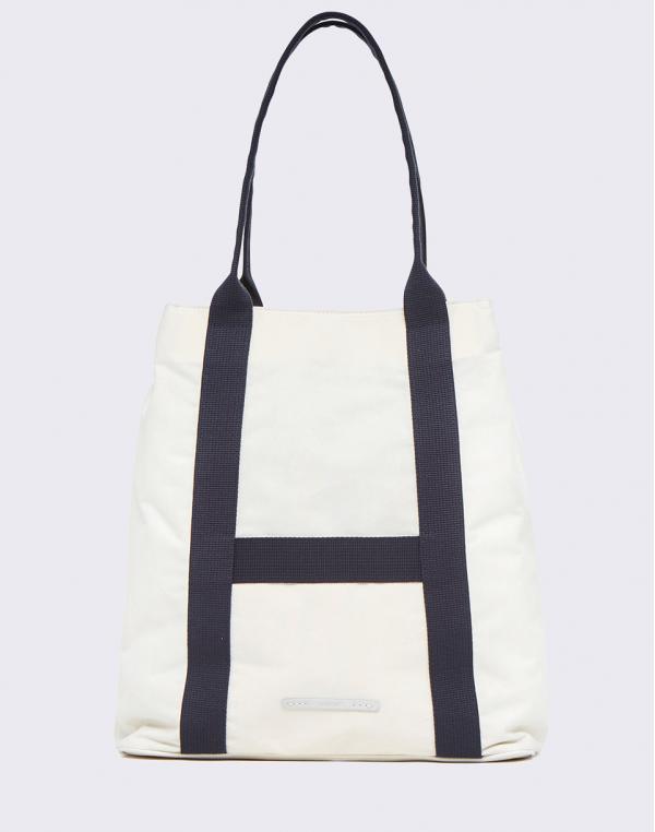 RAWROW Shoulder 295 Wax Cotna White/ Navy