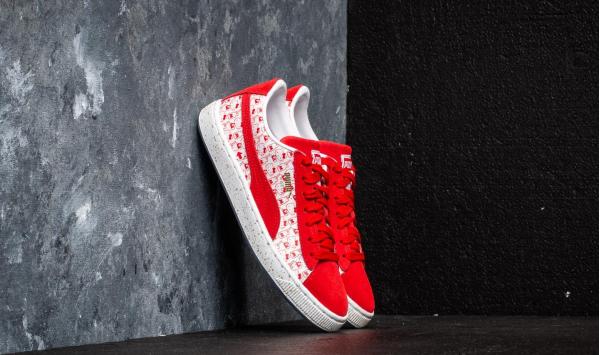 Puma Suede Classic x Hello Kitty Jr Bright Red-Bright Red