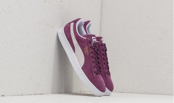 Puma Suede Classic Grape Kiss-Puma White