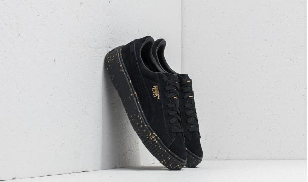 Puma Suede Platform Celebrate Wn's Puma Black/ Puma Team Gold