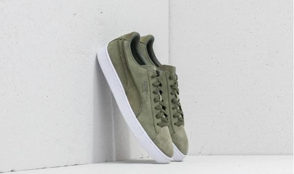 Puma Suede Classic Exposed Seams Capulet Olive
