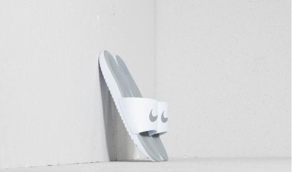 Nike Kawa Slide Wmns White/ Metallic Silver