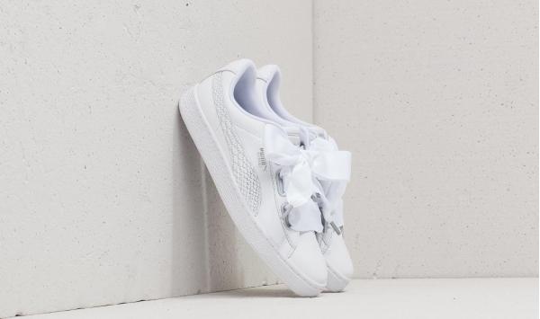 Puma Basket Heart Oceanaire Wn's Puma White/ Puma White