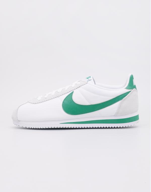 Nike Classic Cortez Nylon White / Green Noise 41