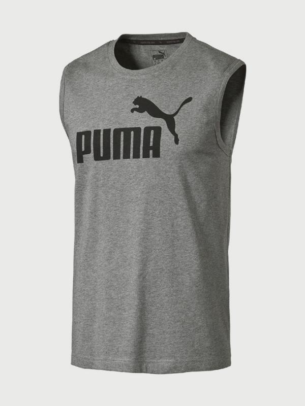 Tričko Puma ESS No.1 SL Tee Šedá