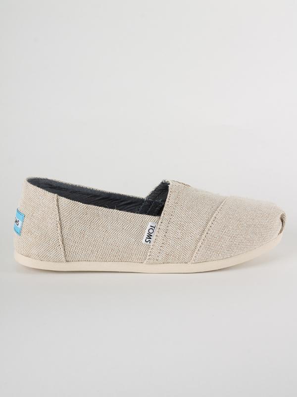 Boty Toms NTRL METALLIC LINEN WM ALPR ESP Barevná