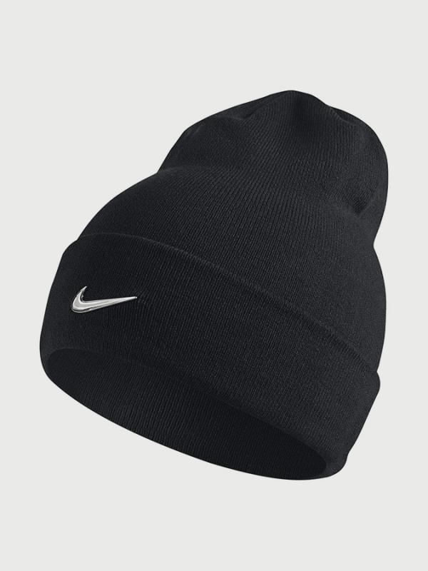 Čepice Nike Swoosh Beanie - Blue Černá