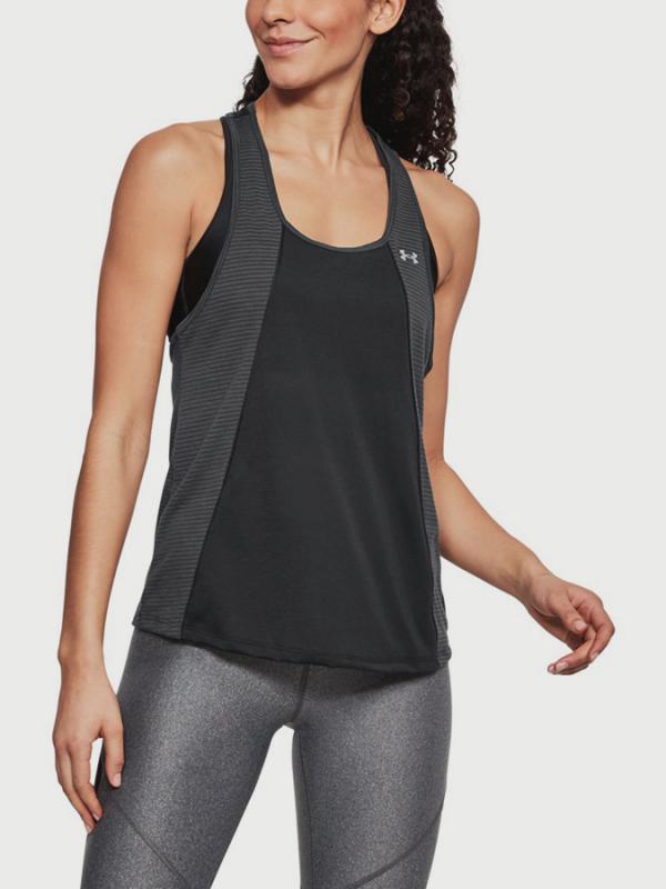 Tílko Under Armour Threadborne Fashion Tank Černá
