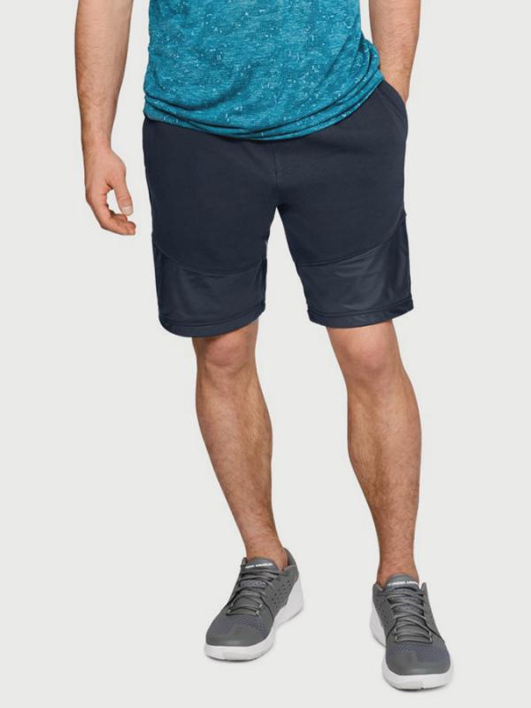 Kraťasy Under Armour Threadborne Terry Short Modrá