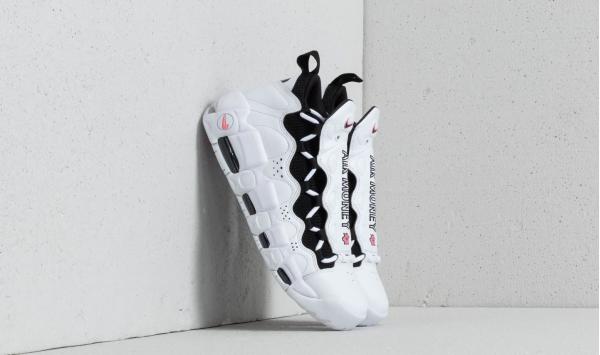 Nike Air More Money White/ Black-Coral Chalk-White