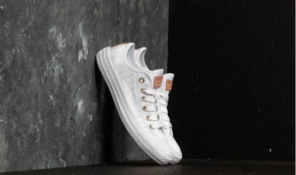 Converse Chuck Taylor All Star Ox White/ Tan/ Mouse