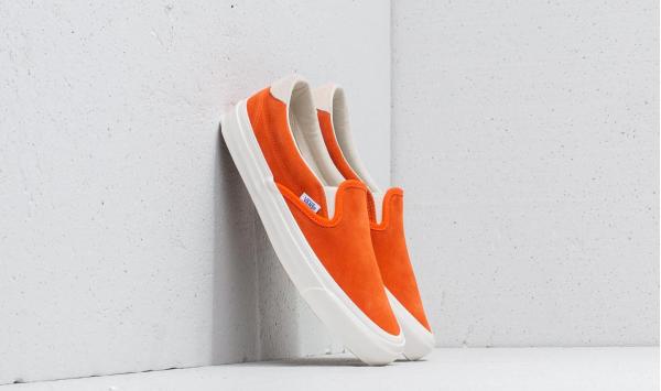 Vans OG Slip-On 59 LX (Suede) Red Orange/ Marshm