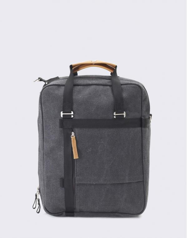 Qwstion Office Tote Washed Black