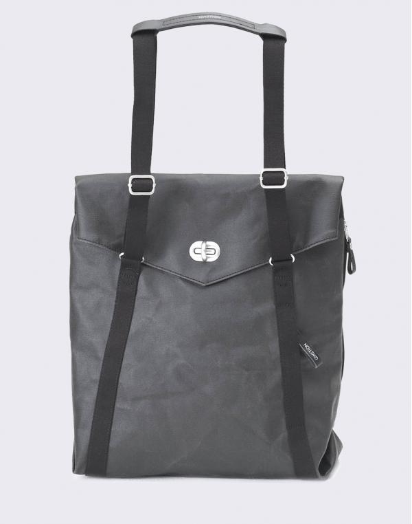 Qwstion Tote Organic Jet Black
