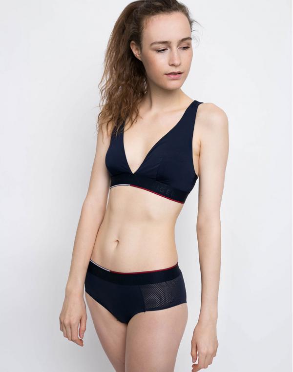 Tommy Hilfiger TRIANGLE BRALETTE Navy Blazer S
