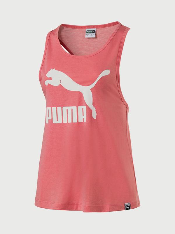 Tílko Puma Classics Logo Tank Růžová