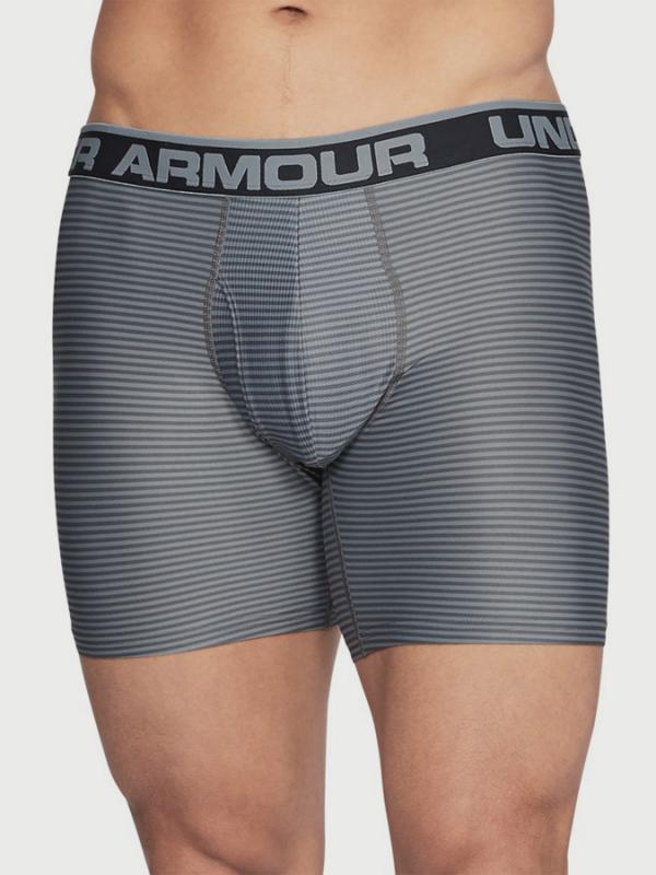 Boxerky Under Armour Original 6In 2 Pack Novlty Šedá