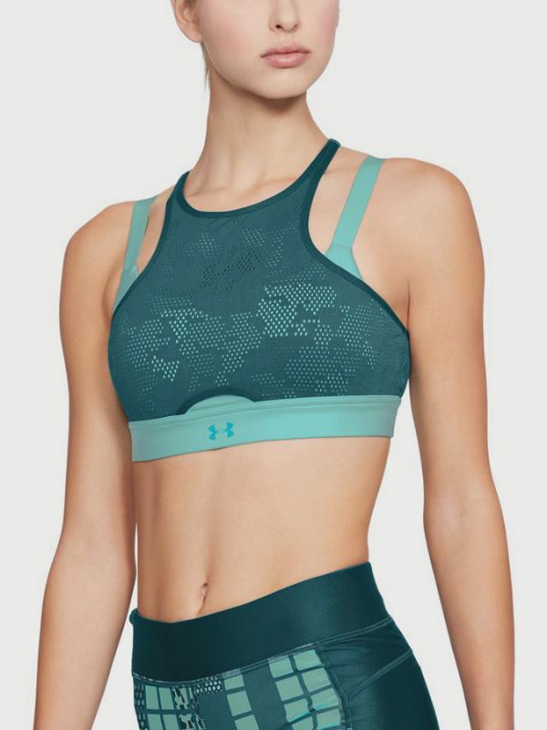 Podprsenka Under Armour Balance Mesh Mid Zelená