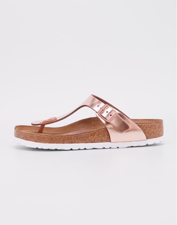 Birkenstock Gizeh SFB Metallic Copper 38