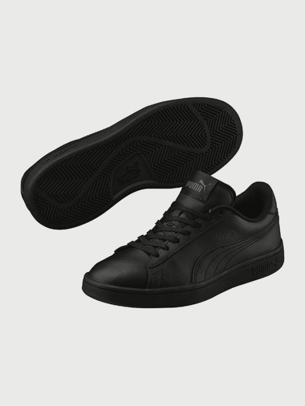 Boty Puma Smash v2 L Jr Černá