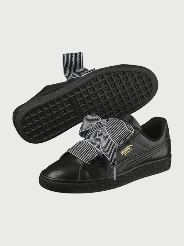 Boty Puma Basket Heart Wn s Černá