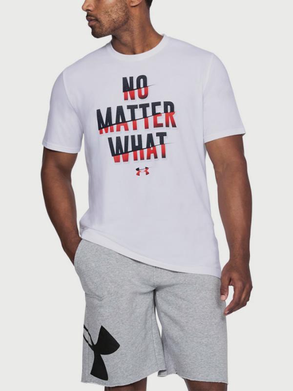 Tričko Under Armour No Matter What SS Bílá