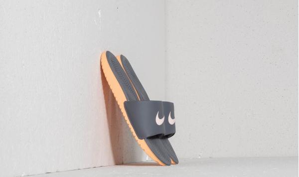 Nike Wmns Kawa Slide Gunsmoke/ Crimson Tint