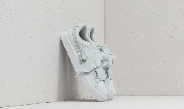 Puma Basket Heart Canvas Wn's Blue Flower/ White/ Silver
