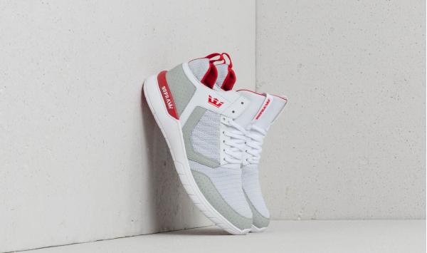 Supra Method White/ Risk Red-White