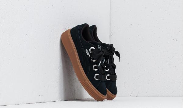 Puma Platform Kiss Suede Wn's Puma Black/ Puma Silver